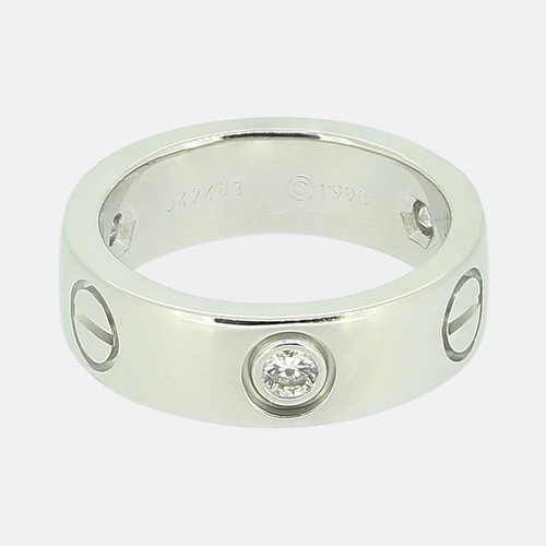 Cartier three diamond love - diamond,