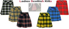 Ladies Knee Length Kilt Skirt