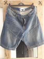 Mantaray Jean Shorts 38" Waist Mid Blue