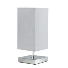 Chrome Square Touch Bedside