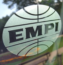 'EMPI' 2 etched window