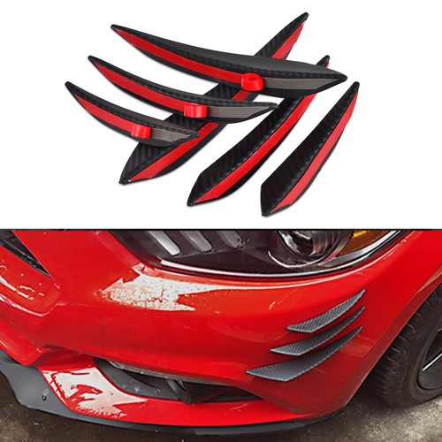 Front bumper splitter fins - bumper,