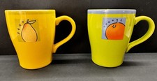 Vintage 90s Rayware Fruit Mugs