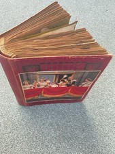 1950s Scrap Book with Hard Cover Made with Cuttings From Vintage Magazines