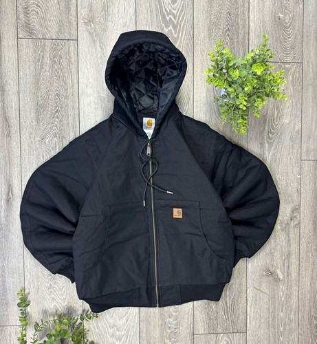 Carhartt men black - black, hooded