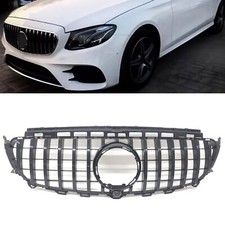 Fits Mercedes E Class W213 2016-2020 Front Grille Gloss Panamericana GT Style