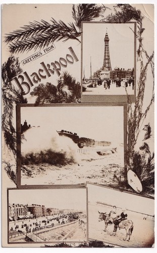 Blackpool lancashire rppc - blackpool,
