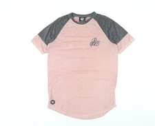 Bee Inspired Men's Pink Short Sleeve T-Shirt - Size S