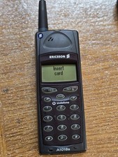 1998 Ericsson A1018s - GSM Brick Phone Vodaphone Vintage 