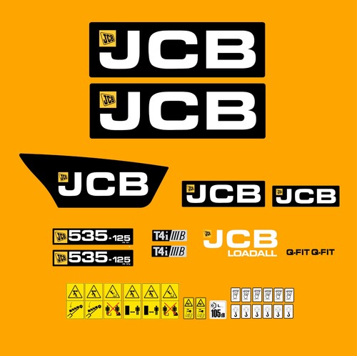 Jcb 535 125 - viz, decal