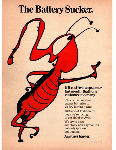 1968 avis rent car - avis, rental