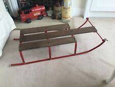 Vintage snow sledge, toboggan, sleigh, ski, 1950’s