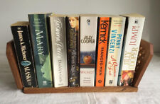 Vintage Indian Carved Expandable Freestanding Wood Table Top Book Shelf.