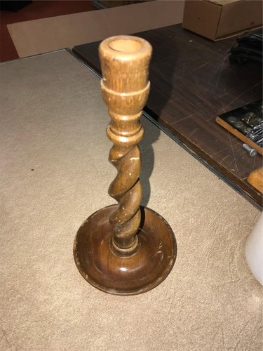 Twin carved closed barley - twin,