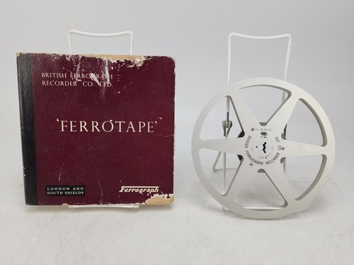 Vintage ferrograph metal reel - vintage,