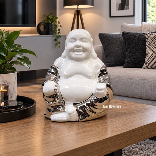 Happy sitting buddha - sitting,