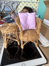 Small Dolls Wicker Chair &
