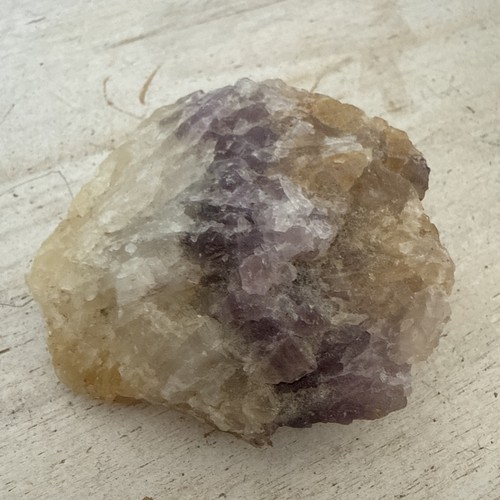 Blue john crystal stone - blue, large
