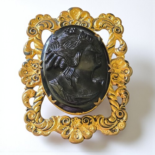 Vintage mourning jewelry - vintage,