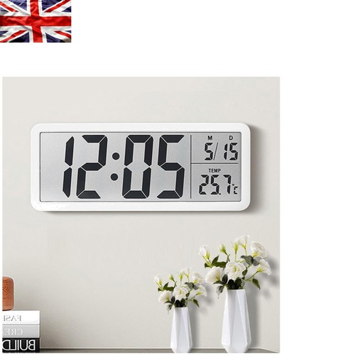 Minimalist lcd wall clock - minimalist,