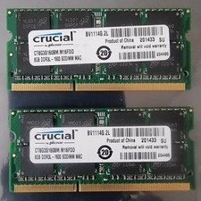 Crucial 16GB 2X8GB DDR3 2RX8