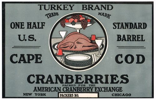 Vintage 1930s cranberry crate - vintage,