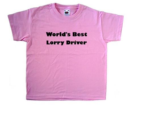 World best lorry driver pink - best,