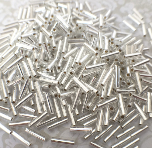 Miyuki bugle beads 6mm - bugle, tube