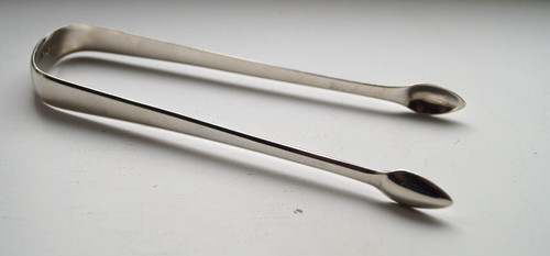 Georgian sterling silver sugar - georgian,