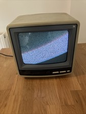 HINARI VINTAGE TRAVELLER 10” TV CT16 COLOUR TV Vtg Retro Working