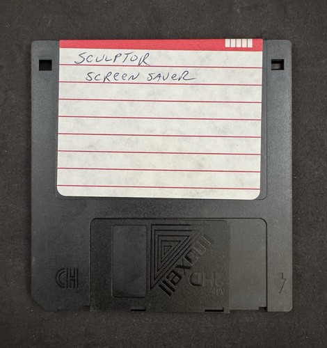 Vintage sculptor screen saver - screen,