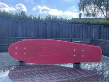 Genuine Penny Board Australia Skateboard 22” Deck Cruiser Red Deck Blue Wheels