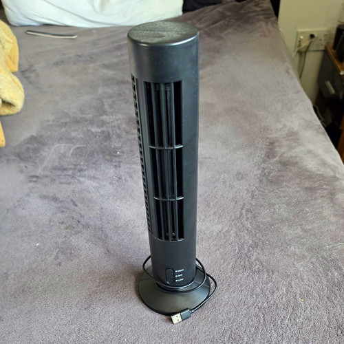 Black tower fan - tower,