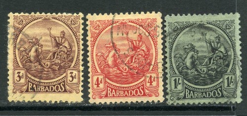 Barbados 1921 and 1 - and, 1/-