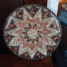 Vintage Engraved Copper Wall