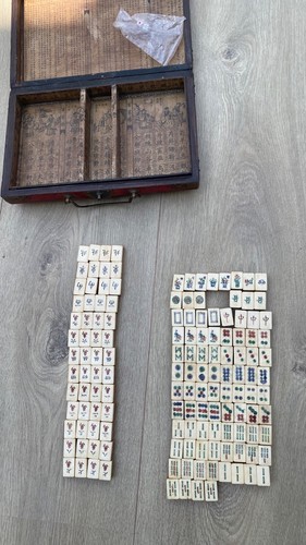 Vintage chinese mah jong - vintage, set