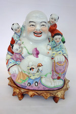 Large vintage laughing - laughing, buddha