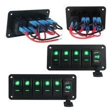 2/3/4/5 Gang Green LED Light