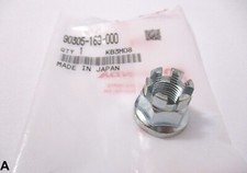 Genuine Nut thru axle rear