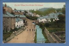 Old Colwyn, The Old Village from Bridge, Houses, Children, Wales PC c.1900s p12