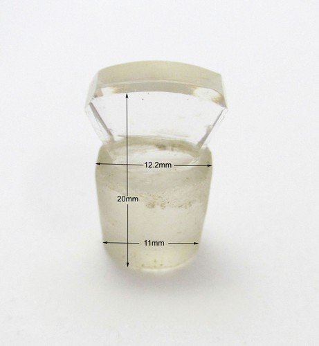 Small antique glass perfume - small,