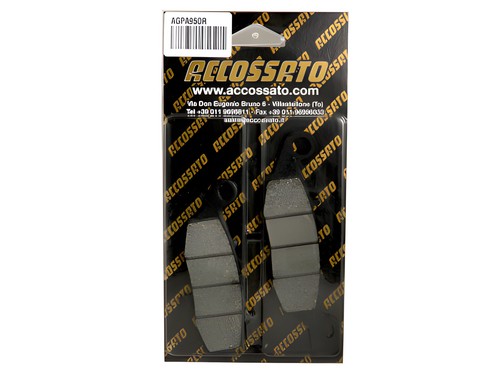 Front recessed brake pads - pads, for