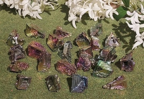 Bismuth rainbow aura natural - rainbow,