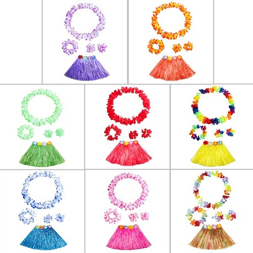 Kids hawaiian grass skirt - hawaiian,
