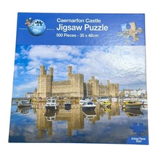 Puzzle World Caernarfon Castle Jigsaw Puzzle 500 Pieces Welsh Heritage