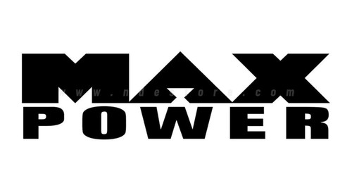Max power decals car - x,