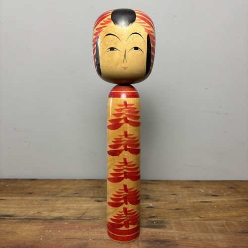 37cm japanese kokeshi doll - kokeshi,