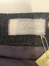 Designed&Hand Made Louella Of Yorkshire Vantage  Wool-Skirt- Women’s -U.K-16