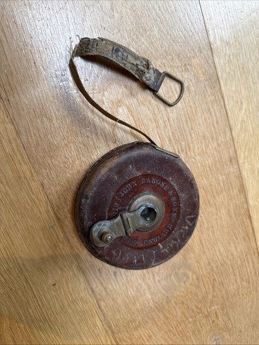 Vintage leather tape measure - vintage,