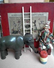 Early Schoenhut Wooden Circus